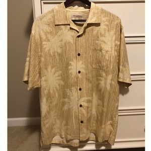Tommy Bahama silk button down shirt LG never worn!